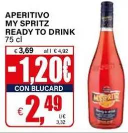 Il Gigante Aperitivo my spritz ready to drink offerta