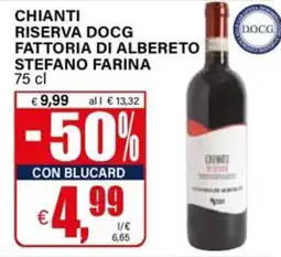Il Gigante Chianti riserva docg fattoria di albereto STEFANO FARINA offerta