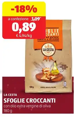 ALDI La cesta sfoglie croccanti offerta