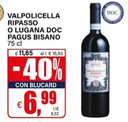 Il Gigante Valpolicella ripasso o lugana doc PAGUS BISANO offerta
