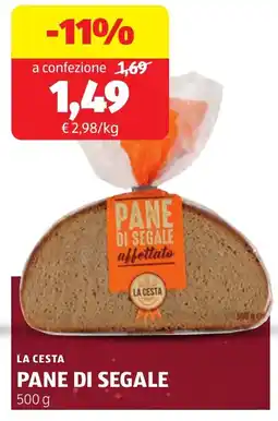 ALDI La cesta pane di segale offerta