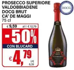 Il Gigante Prosecco superiore valdobbiadene docg brut CA' DE MAGGI offerta