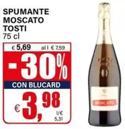 Il Gigante Spumante moscato TOSTI offerta