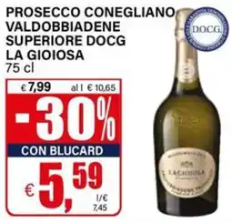 Il Gigante Prosecco conegliano valdobbiadene superiore docg LA GIOIOSA offerta