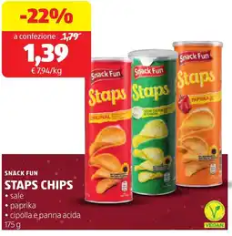 ALDI Snack fun staps chips offerta