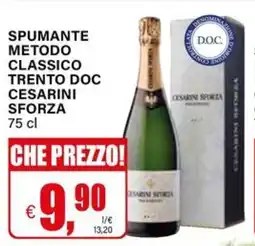 Il Gigante Spumante metodo classico trento doc CESARINI SFORZA offerta