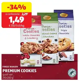 ALDI Finest bakery premium cookies offerta