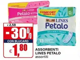 Il Gigante Assorbenti LINES PETALO offerta