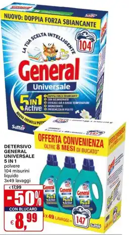 Il Gigante Detersivo general universale 5 in 1 offerta