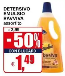 Il Gigante Detersivo emulsio RAVVIVA offerta