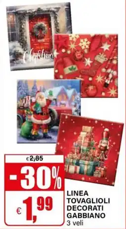 Il Gigante Linea tovaglioli decorati gabbiano offerta