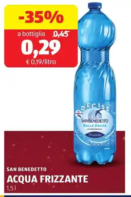ALDI San benedetto acqua frizzante offerta