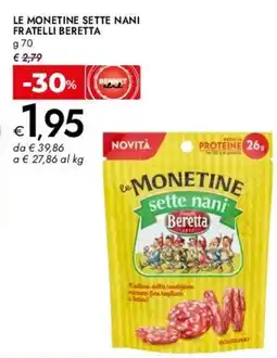 Bennet Le monetine sette nani fratelli BERETTA offerta