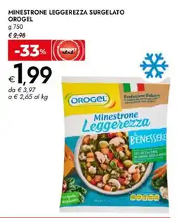Bennet Minestrone leggerezza surgelato OROGEL offerta