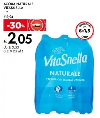 Acqua naturale VITASNELLA