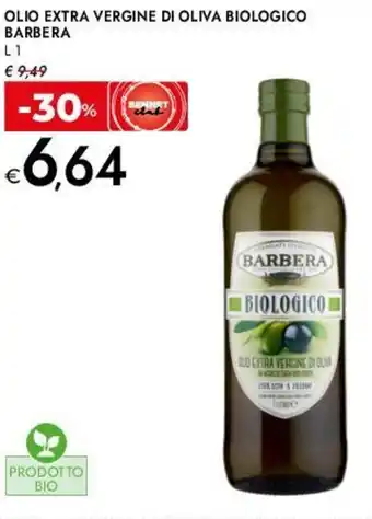 Olio extra vergine di oliva biologico BARBERA