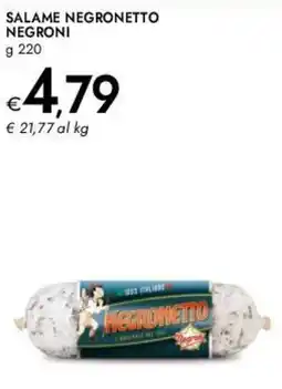 Bennet Salame negronetto NEGRONI offerta