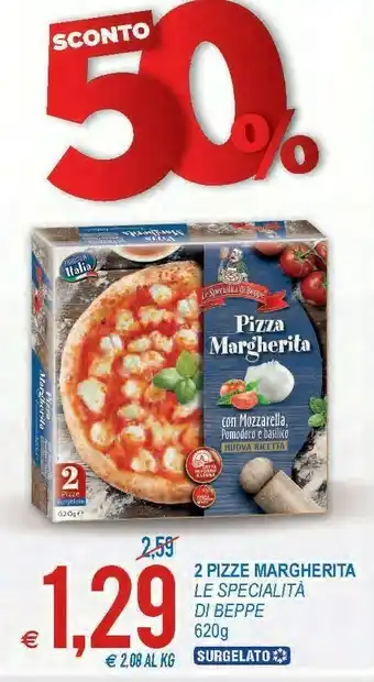 MD Discount Pizza margherita con mozzarella, pomodoro e basilico offerta