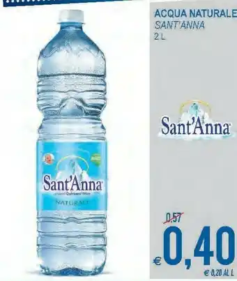 MD Discount Acqua minerale naturale 2000 g(ml) offerta