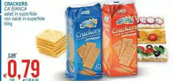 MD Discount Crackers salati in superficie 500 g(ml) offerta