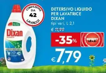 Detersivo liquido per lavatrice DIXAN