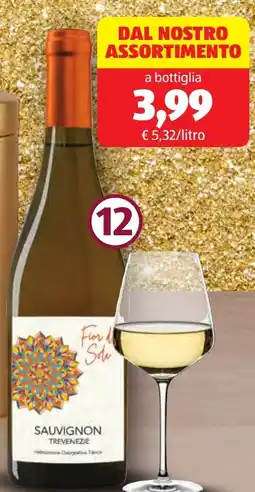 ALDI Fior di sole sauvignon blanc trevenezie igt offerta