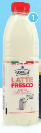 ALDI Bonlà latte fresco intero alta qualità offerta