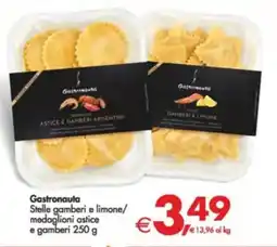 Deco Supermercati Gastronauta Stelle gamberi e limone/ medaglioni astice e gamberi offerta