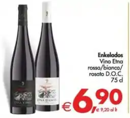 Deco Supermercati Enkelados Vino Etna rosso/bianco/ rosato D.O.C. offerta
