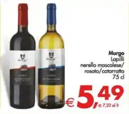 Deco Supermercati Murgo Lapilli nerello mascalese/ rosato/catarratto offerta