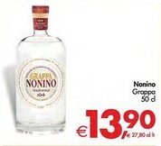 Deco Supermercati Nonino Grappa offerta