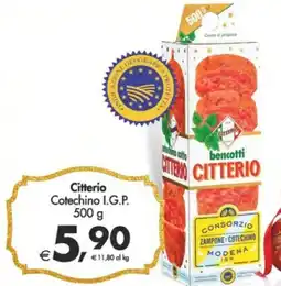 Deco Supermercati Citterio Cotechino I.G.P. offerta