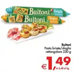 Deco Supermercati Buitoni Pasta brisée/sfoglia rettangolare offerta