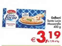 Deco Supermercati Galbani Santa Lucia Mozzarella offerta