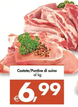 Deco Supermercati Costate/Puntine di suino offerta