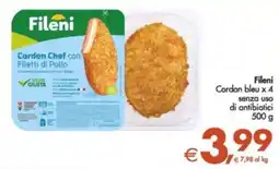 Deco Supermercati Fileni Cordon bleu x 4 senza uso di antibiotici offerta