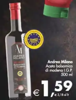 Deco Supermercati Andrea Milano Aceto balsamico di modena I.G.P. offerta