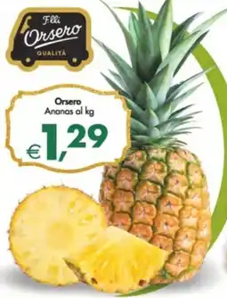 Deco Supermercati Orsero Ananas offerta