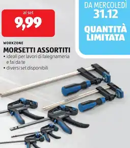 ALDI Workzone morsetti assortiti offerta