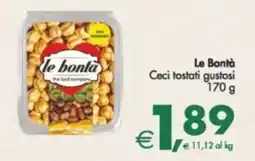 Deco Supermercati Le Bontà Ceci tostati gustosi offerta
