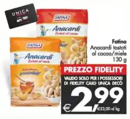 Deco Supermercati Fatina Anacardi tostati al cacao/miele offerta