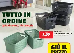ALDI Home creation cesto portaoggetti offerta