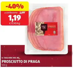 ALDI Il tagliere del re prosciutto di praga offerta