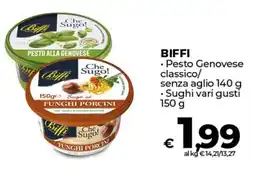 Coop BIFFI Pesto Genovese classico/ senza aglio offerta