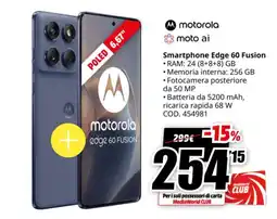 MediaWorld motorola Smartphone Edge 60 Fusion offerta