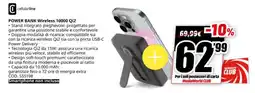 MediaWorld cellularline POWER BANK Wireless 10000 Qi2 offerta