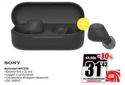 MediaWorld SONY Auricolari WFC510 offerta