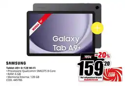MediaWorld SAMSUNG Tablet A9+ 6+128 Wi-Fi offerta