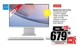 MediaWorld Lenovo IdeaCentre All in One offerta