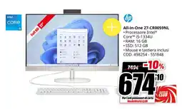 MediaWorld hp All-in-One 27-CR0059NL offerta